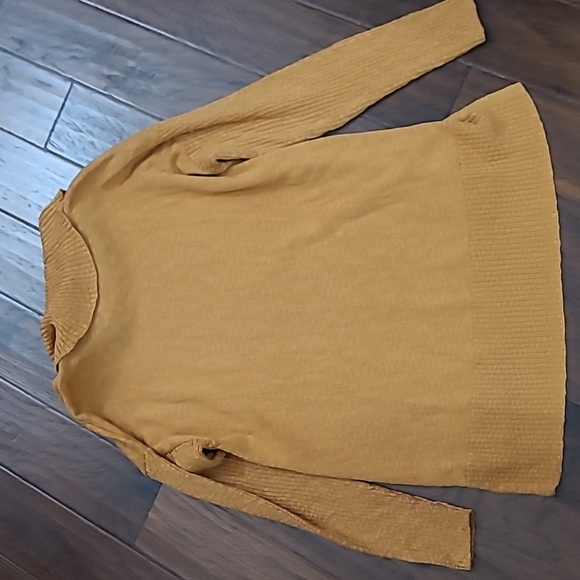 Wonderly Mustard Cowl Neck Tunic Sweater size XL - Picture 2 of 6